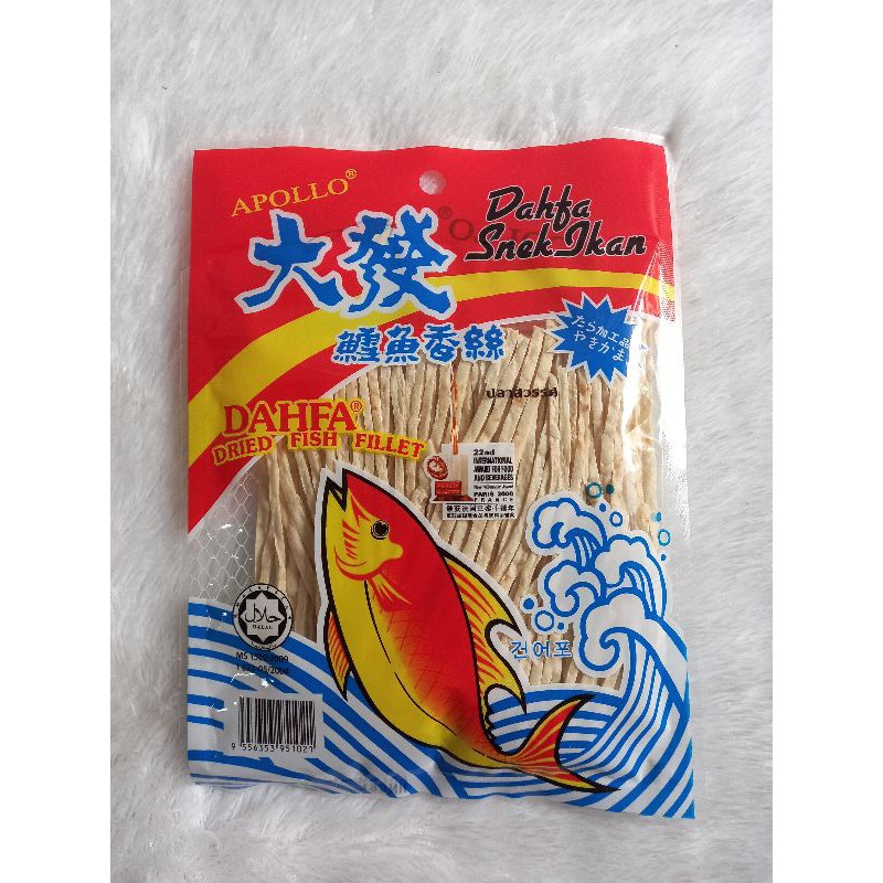 

Dahfa Snek Ikan 50gr - Dried Fish Fillet ( Halal )