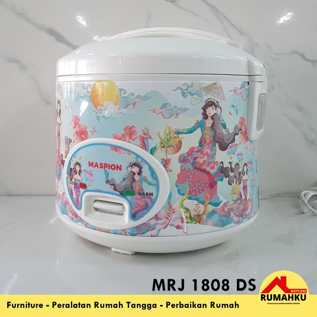 RICE COOKER MASPION - RICE COOKER 1..8L - MRJ 1808 DS - MASPION