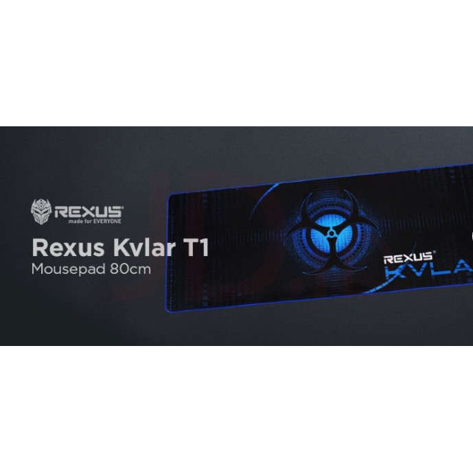 Mouse pad gaming rexus rubber cloth extended XXL 80x30cm control type Kvlar T-1 - Alas Mousepad mat XL T1