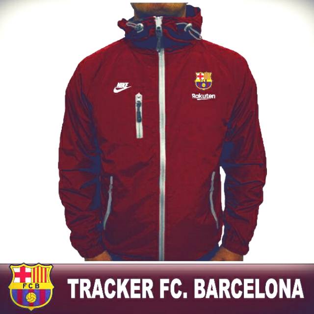 Jaket hodie logo barcelona