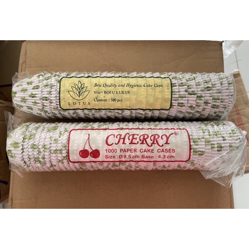 Cup Kue Kertas / Cup Bolu Kukus / Cup 9,5cm / Cup 5,5cm Paper Cake Cases