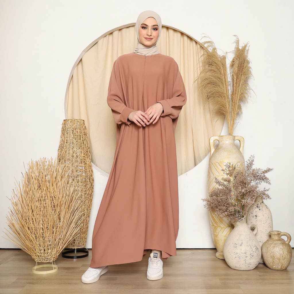 Gamis Abaya Polos - NAURA Abaya Dress Busana Muslimah - Abaya Turkey