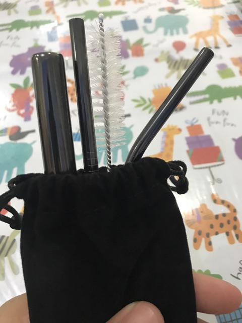 [termurah Indonesia] Sedotan Bahan Stainless Steel Reusable Bisa Dicuci / Straw Besi Cleaner