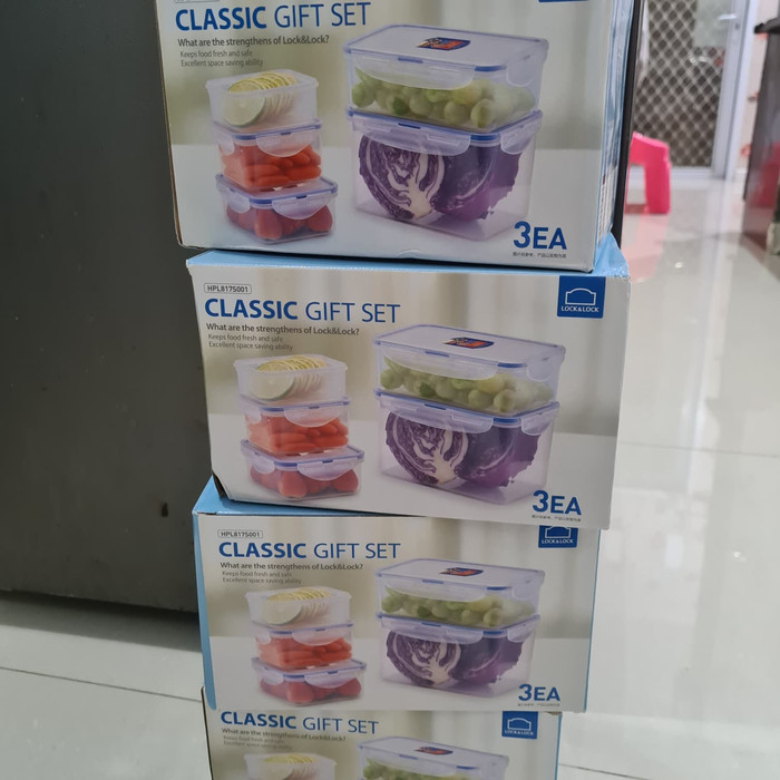 PALING LARIS - LOCK & LOCK PLASTIC 3P SET#TEMPAT MAKAN PROMO#LOCK N LOCK PROMO