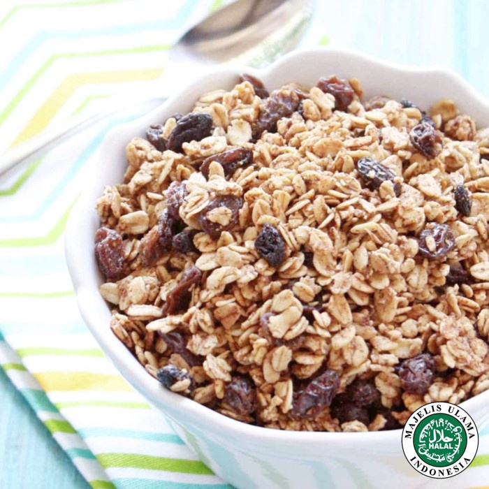 

Healthy Granola Cinnamon Raisin 500gr, CRUNCHY!