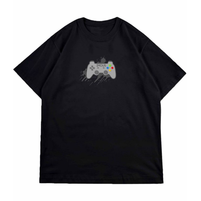 Imous.co T-Shirt Play Game Steak Black