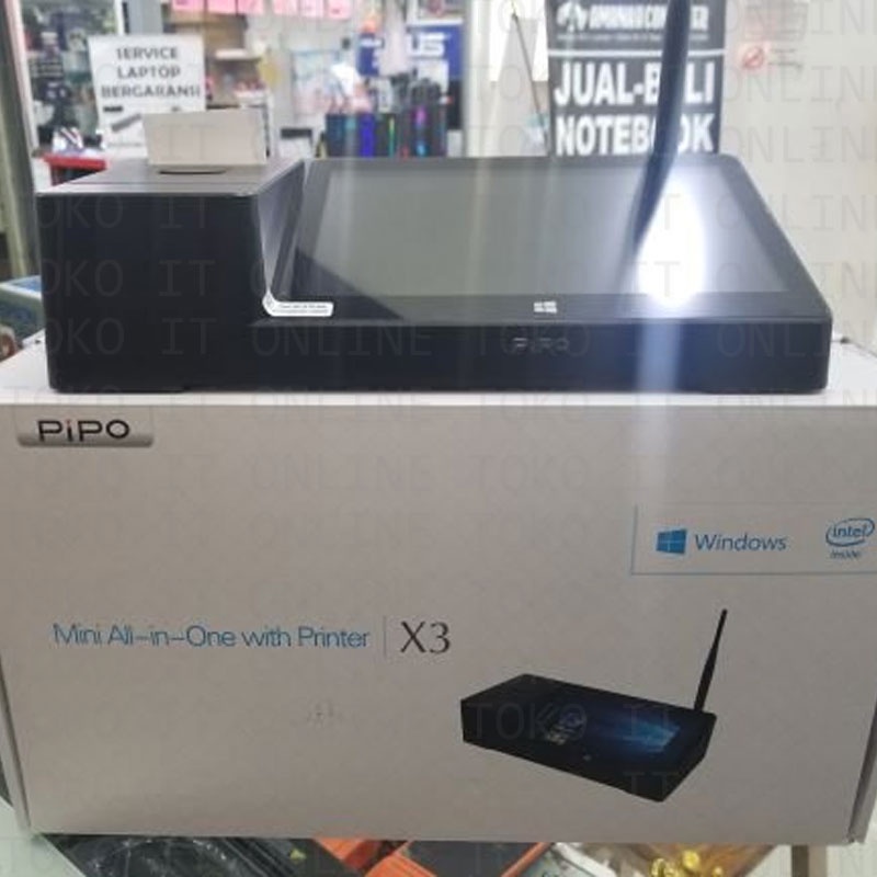 PIPO X3 MINI PC WINDOWS 10 BOX TABLET KASIR POS THERMAL PRINTER 58MM