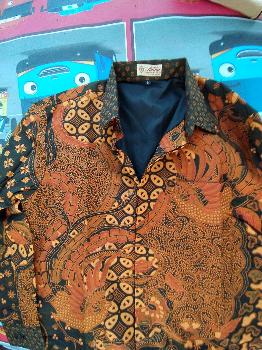 Batik Cowok Modern Batik Slimfit Premium Pria Batik Solo Pria Slim Fit Lengan Panjang Aluna Gba 092