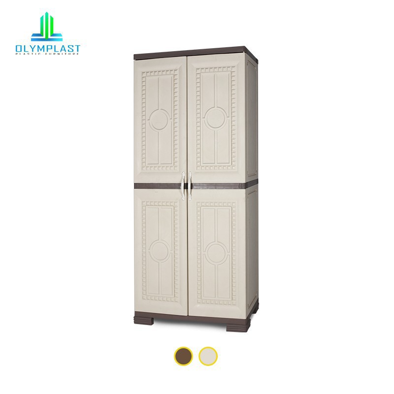 LEMARI OMC-ST1 GRAHA BROWN/CREAM OLYMPLAST