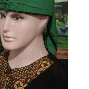 ✽ blangkon iket sunda jawa peci dewasa dan anak atas full tutup putih polos ☃