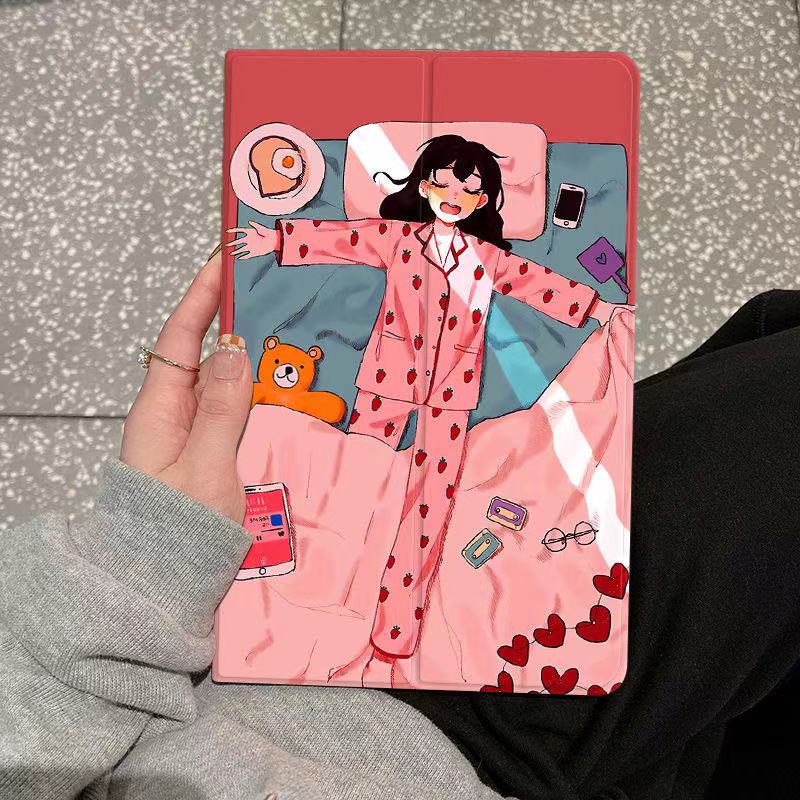 Cartoon cute style for ipad case for apple ipad air 9.7inch ipad mini123456 7.9inch 8.3inch 10.2inch