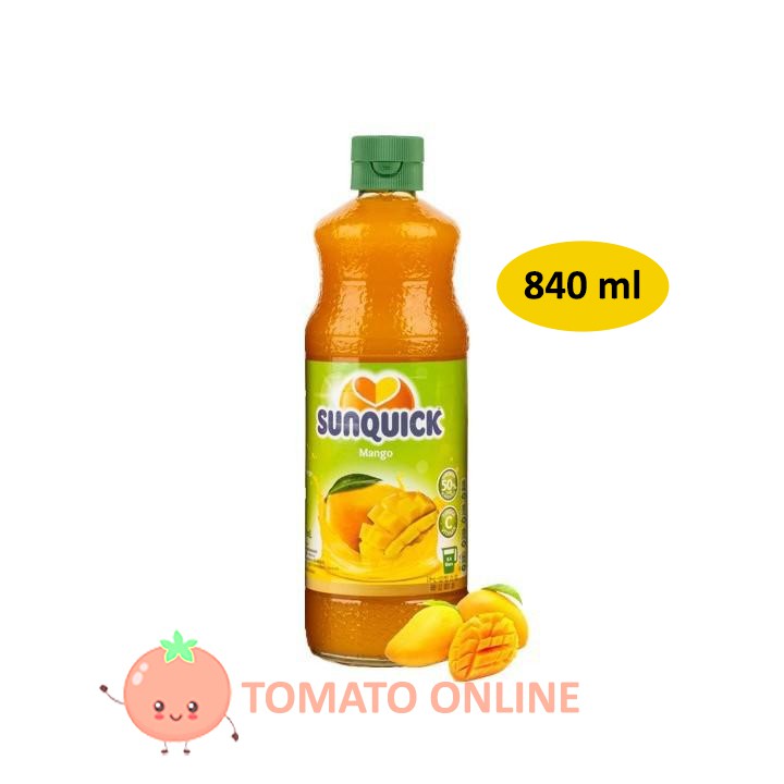 Sunquick Mango / Manggo / Mangga Botol Jumbo 840 ml / 840ml