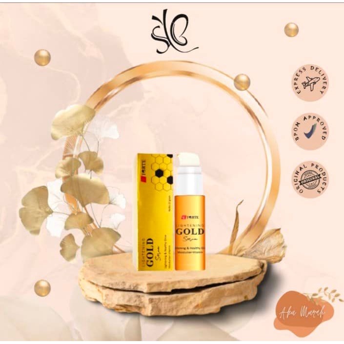 SERUM SYB FORTE GOLD BRIGHTENING / SERUM WAJAH FOR LIGHTENING AND HEALTHY GLOW / SYB BPOM / jualanju