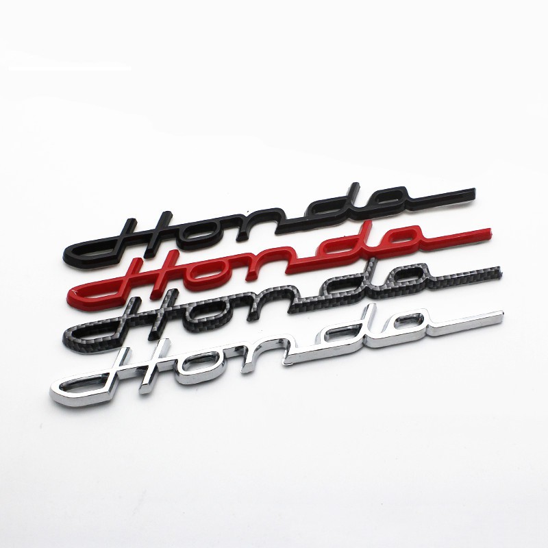 1 piece Stiker Emblem / Badge Motif Logo Honda untuk Bagasi Belakang Mobil Honda