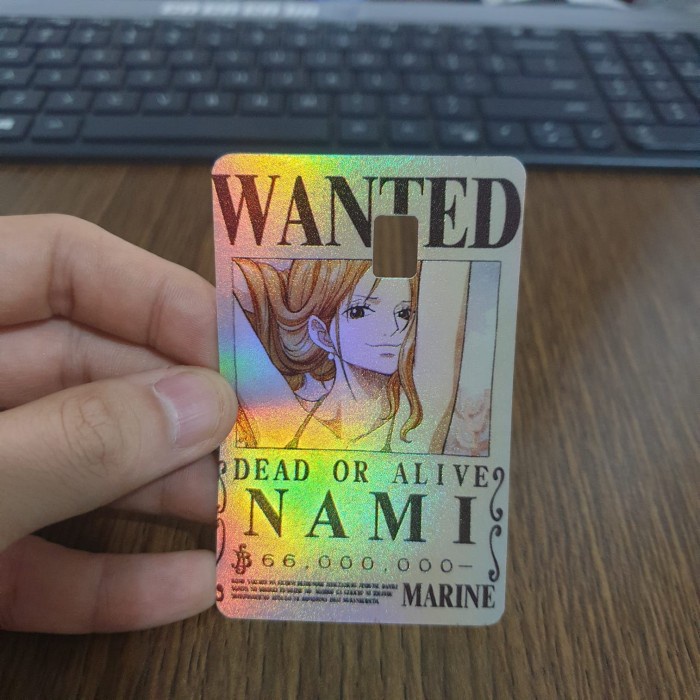 

Sticker Skin ATM Hologram CH0022 - One Piece - Bounty Nami
