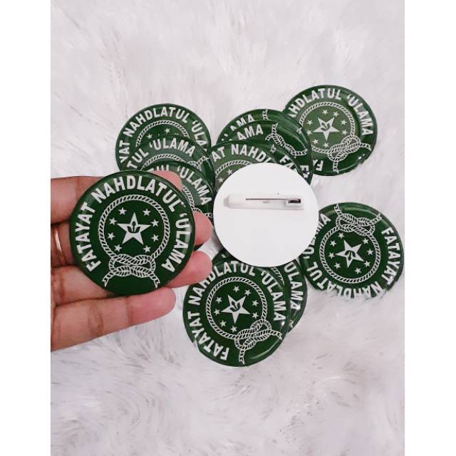 Bros pin Logo Fatayat & Muslimat NU 5cm