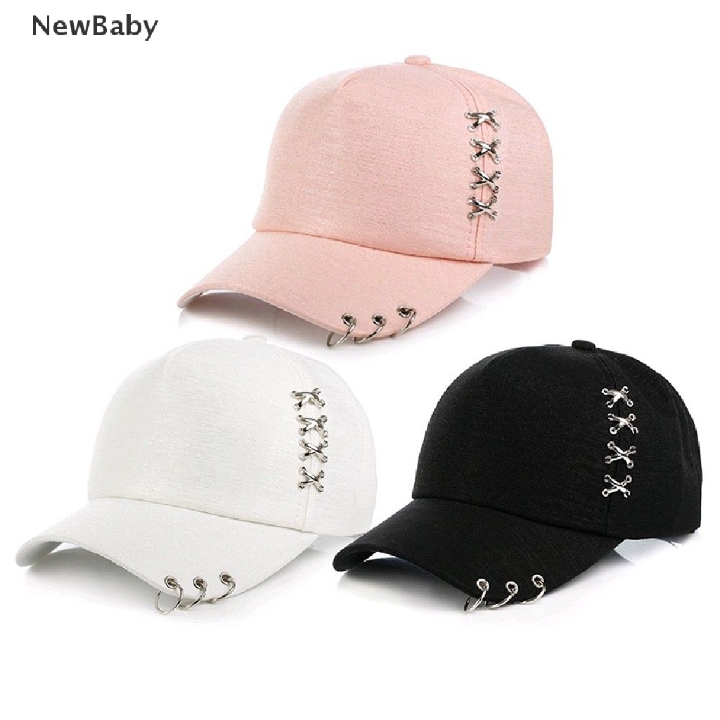 Topi Baseball Adjustable Motif Bordir Tulisan Baby Gaya Hip Hop Untuk Wanita