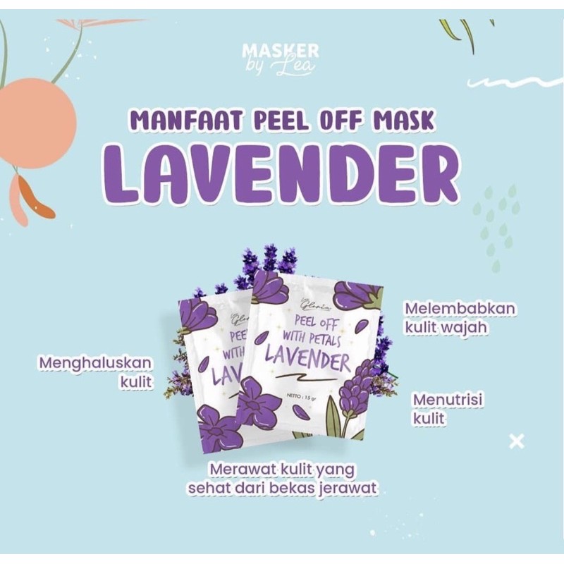 Masker Peel Off Lea Gloria BPOM