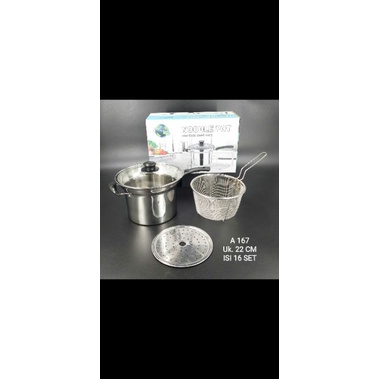 NOODLE POT STAINLESS