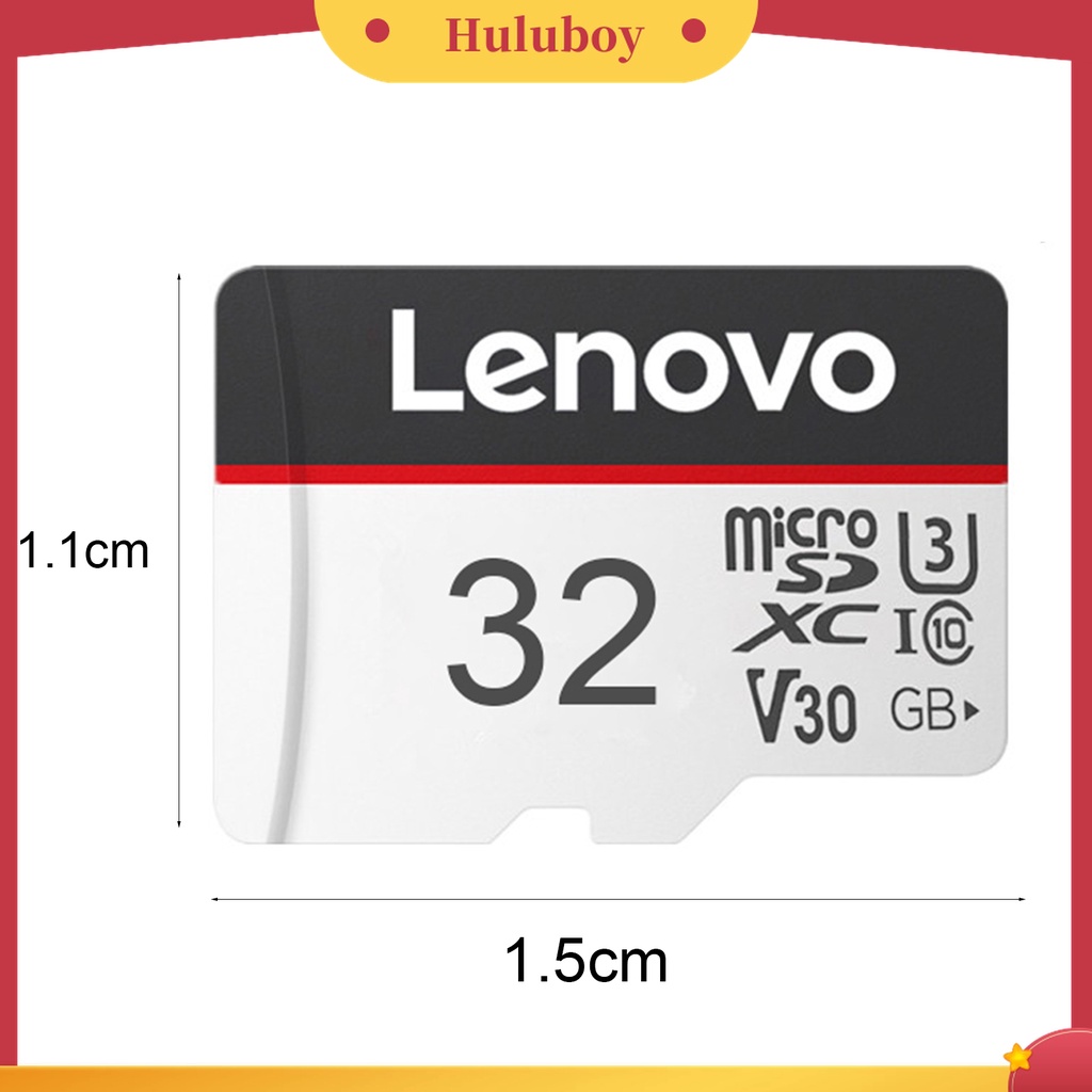 (Huluboy) Kartu Memori TF U3 Kapasitas Besar 16GB 32GB 64GB Untuk Lenovo