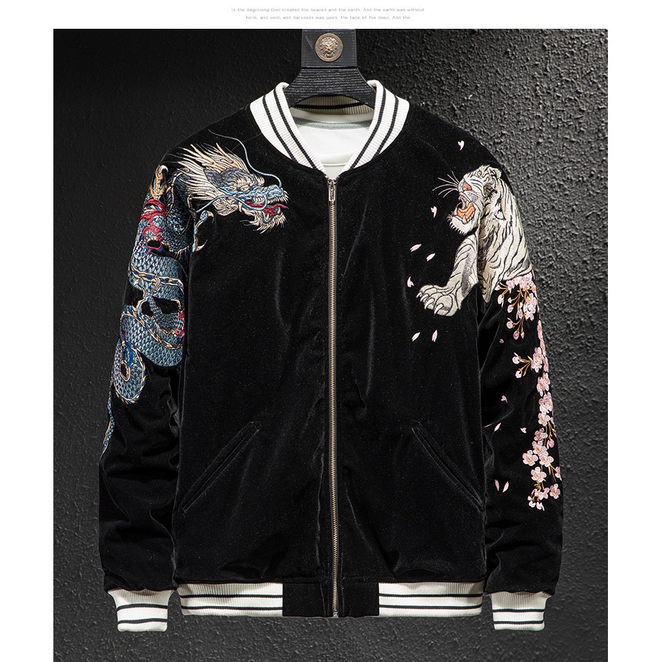 SUKAJAN JACKET VELVET FOUR BEAST