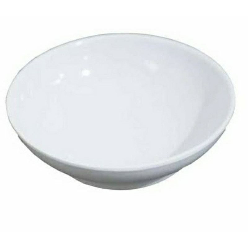 Lepek Kecap Kecil Melamine Tebal Putih