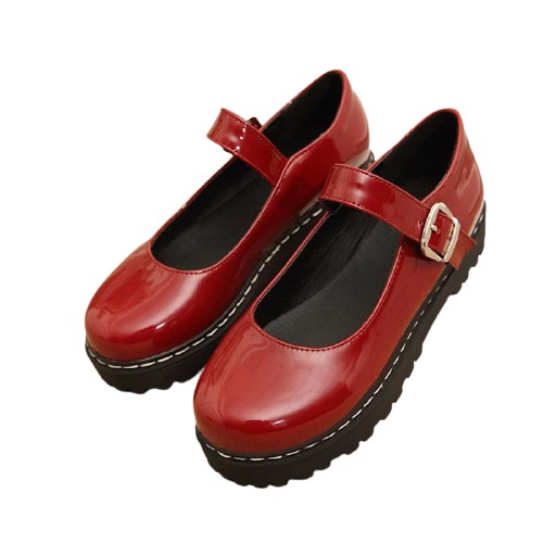 Sepatu Docmart AULIA / Sepatu Gesper Style Korea RS 040