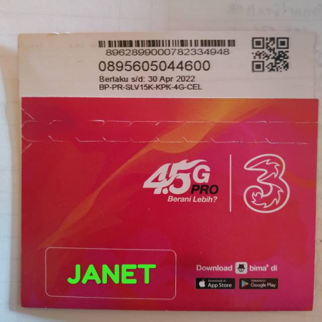 Perdana tri Janet plsa 2000