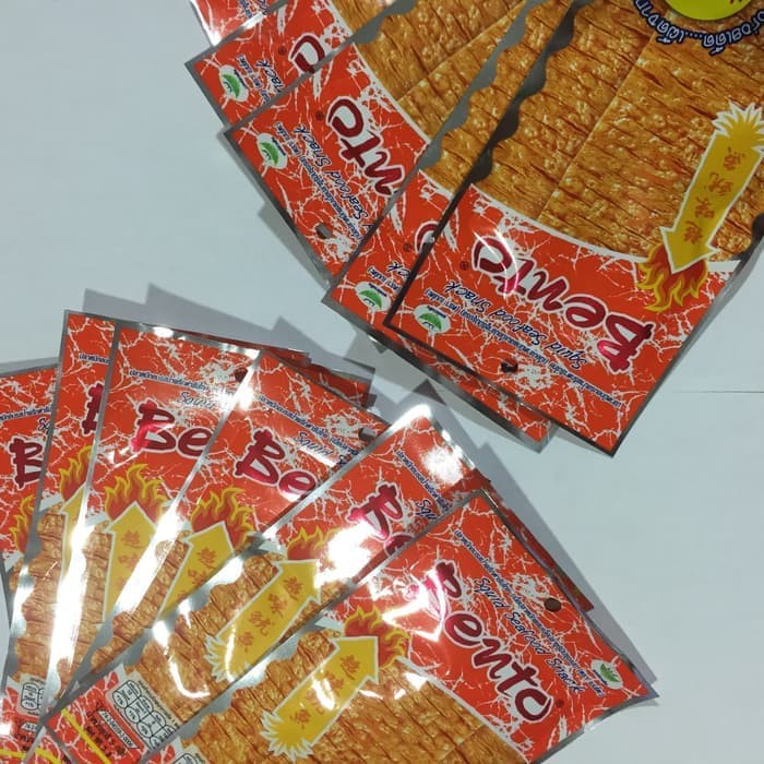 

Bento Squid Snack Juhi Extra Spicy Naprik ORI 20 Gram Import Thailand ~ kp1439