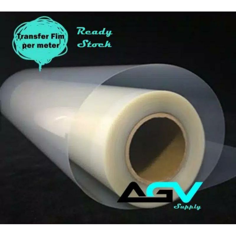

TRANSFER FILM PER 5 METER 60X100 CM PET COATING KHUSUS TRANSFER POWDER DTF