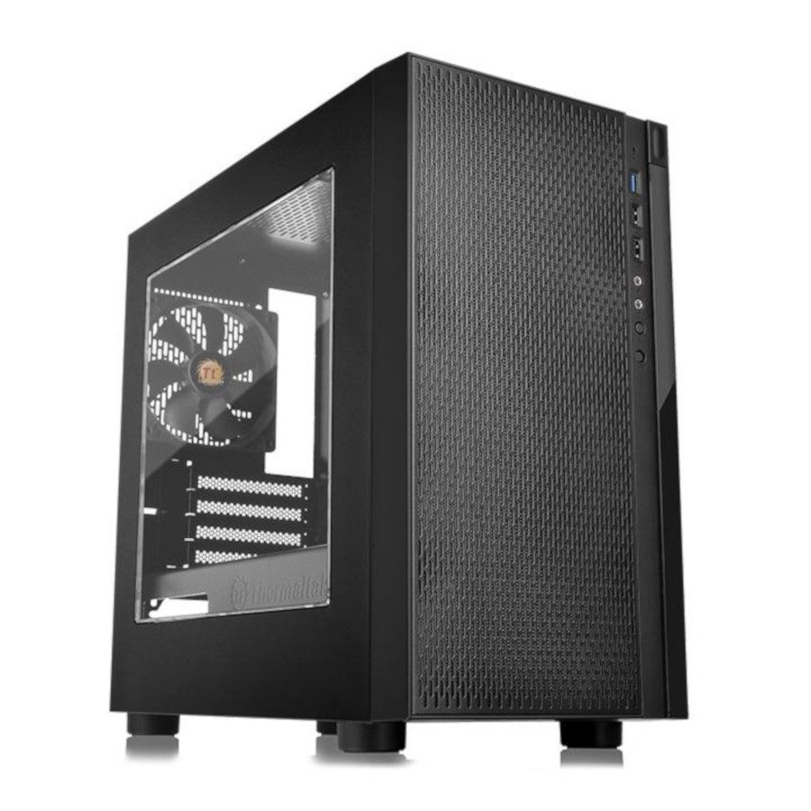 Thermaltake Versa H18 Window Black Micro ATX Case Chassis
