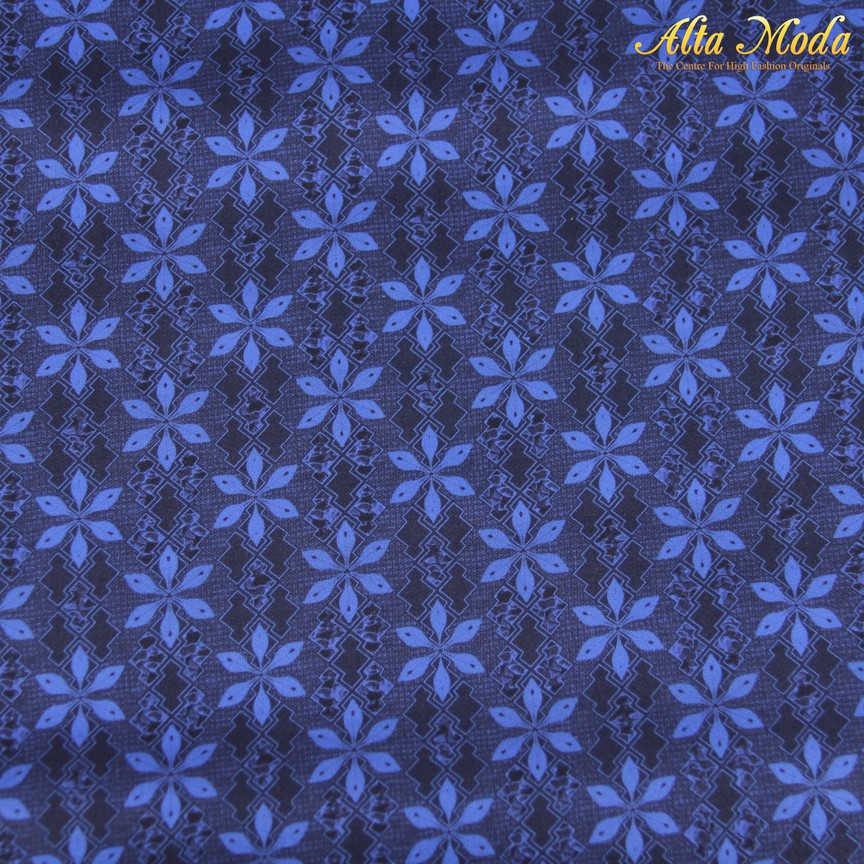 

Alta Moda Cotton Shirting Steel Blue Motif Kembang Biru (1M)