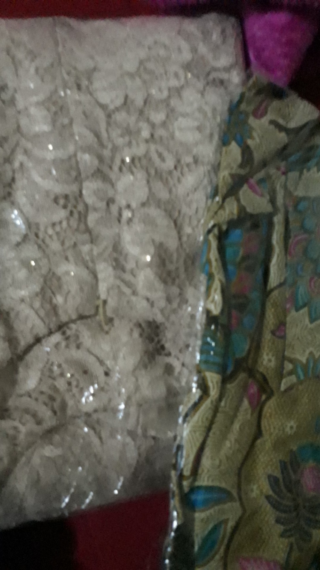 Sarimbit Batik Set Gamis Brukat Corneli Mix Katun & Balotelli Couple Kejora By Titiek