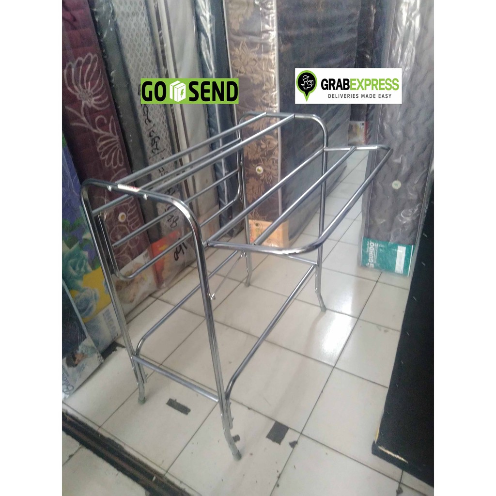 JEMURAN HANDUK STAINLESS JUMBO SAPORO