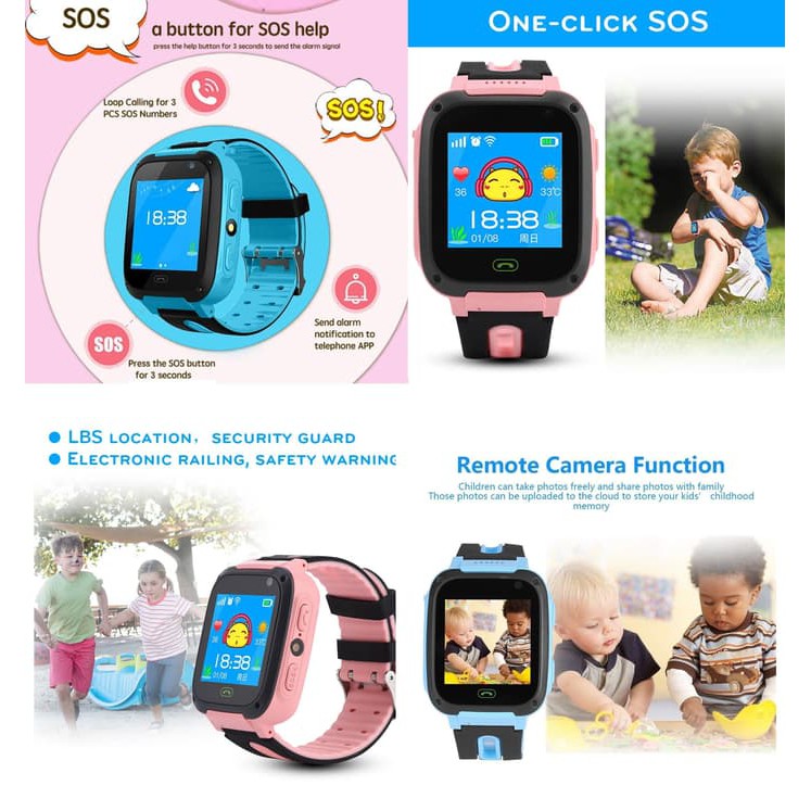 GPS JAM TANGAN SMARTWATCH / HP JAM TANGAN ANAK DENGAN GPS TRACKER