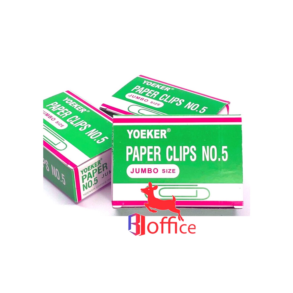 

Trigonal Clip / Paper Clip Penjepit klip kertas No. 5 Yoeker / Murah