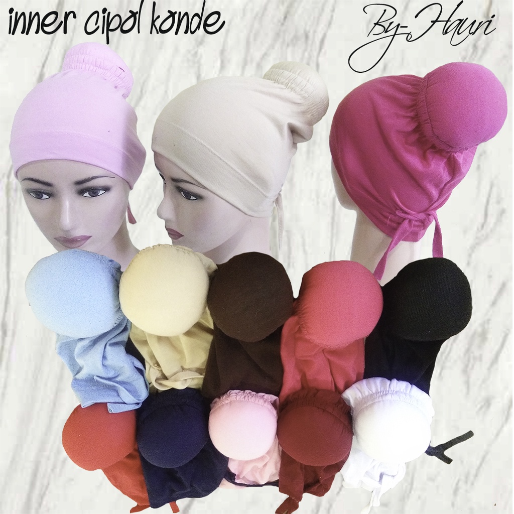CIPUT KONDE POLOS/ INNER CEPOL/ CIPUT POLOS/ DALAMAN JILBAB/CIPUT KONDE KECIL/CIPUT KONDE KAOS/CIPUT