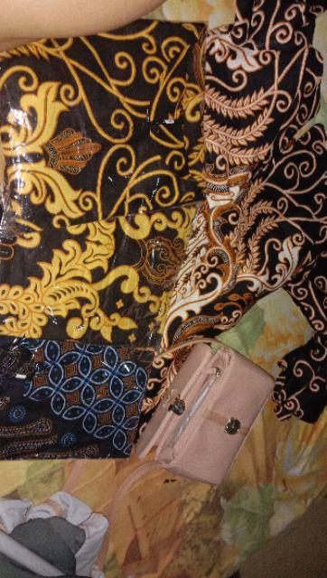 Samhadi Batik Ii Tunik Batik Motif Sakura Pink Ani Pekalongan