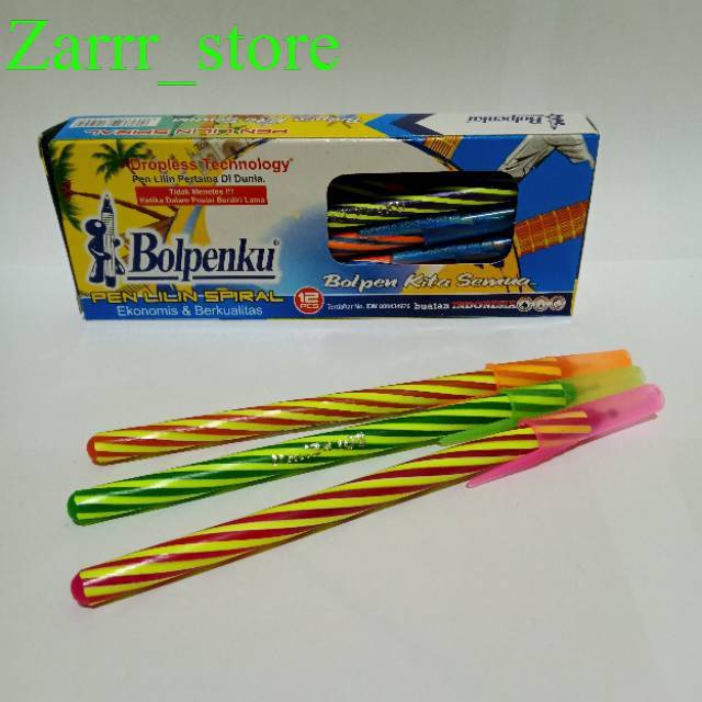

12 PCS 1 LUSIN Pulpen Lilin Bolpenku Bolpen Lilin Bolpenku