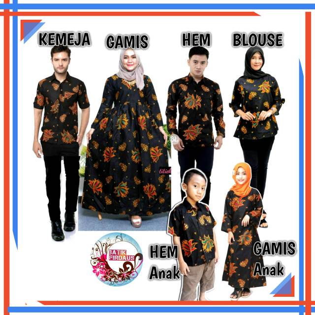BATIK COUPLE KELUARGA/BAJU BATIK KAPEL KELUARGA/BATIK KELUARGA M,L,XL