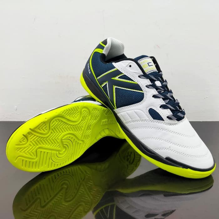GrosirGJ SEPTU FUTSAL - KELME SALSA - 5510-171 (WHITE/DARK NAVY) Elegan