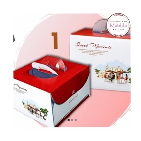 bundling Cake Box Handle 22 x 22 x 13