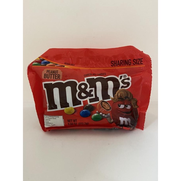 

M&M PEANUT BUTTER CHOCO BAG 272.2 GR