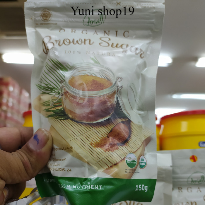

ansel organic brown sugar 150gr