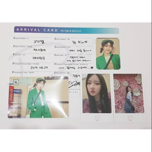 Sharing Buddy Membership Kit Gfriend (Yerin, Eunha, Yuju, SinB, Umji)