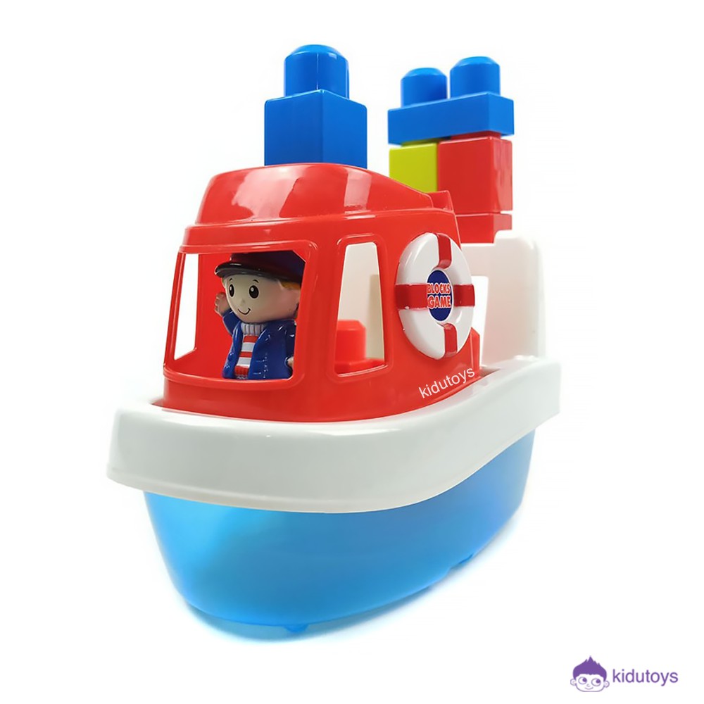 Mainan Anak Block Game Ship 4135 Kidu Toys