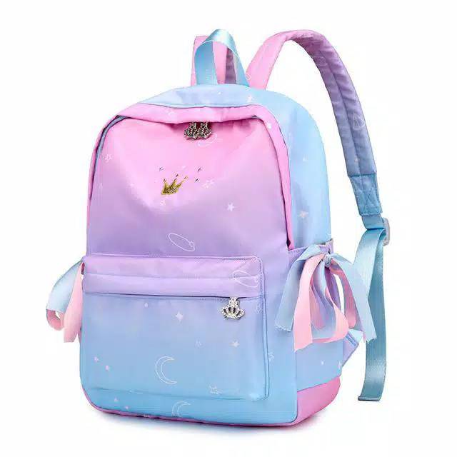 TAS RANSEL BACKPACK BAHU PUNGGUNG ANAK PEREMPUAN UNTUK SD SMP SMA KULIAH MODEL IMPORT KOREA TERBARU