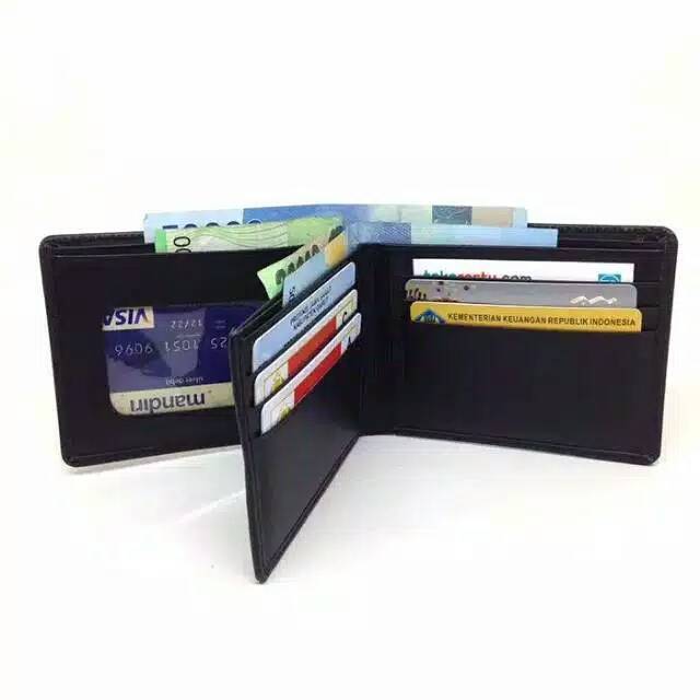 Dompet Kulit Asli 100% Kulit Sapi TAHAN API Kulit Motif 3dimensi Merk Random / Acak