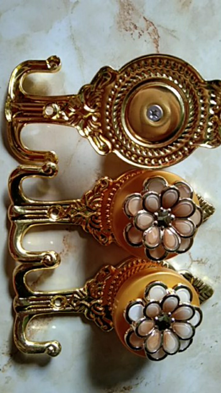Hook Gorden // Pengait Tali Gorden // Hook Bunga ( Gold )