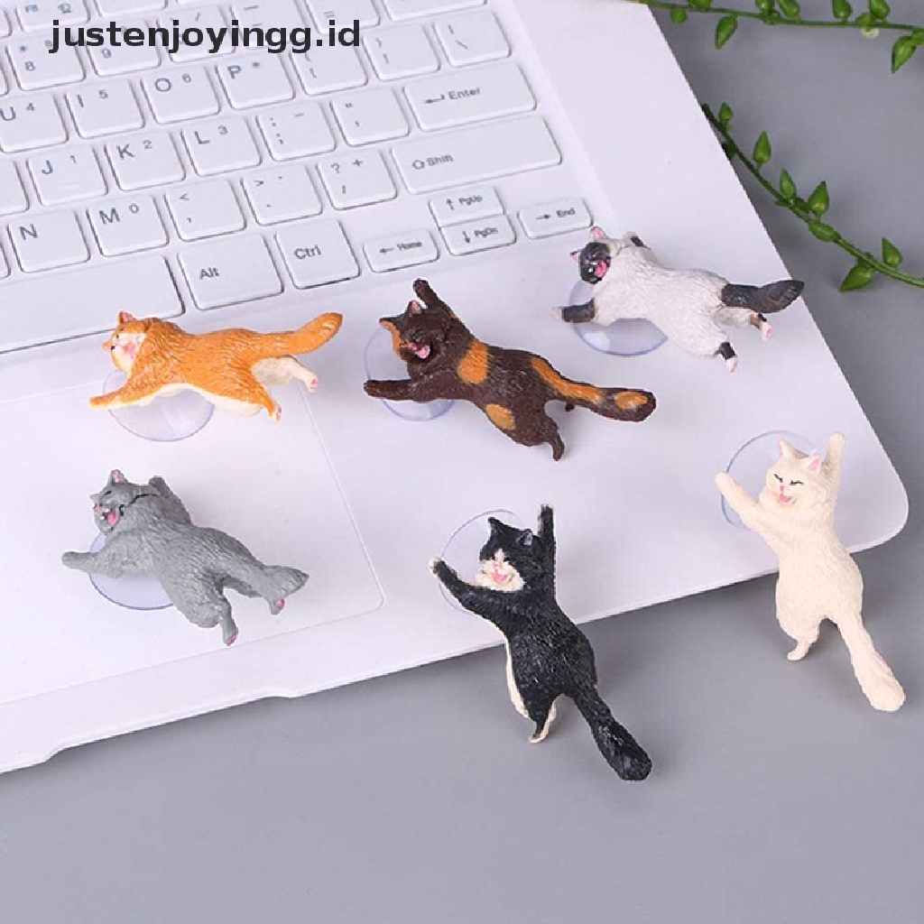 Stand Holder Handphone / Tablet Bentuk Kucing Lucu